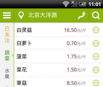 蔬菜价格app开发用途浅析