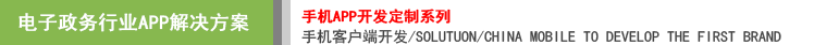 电子政务APP开发解决方案