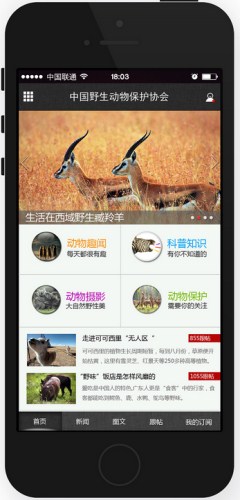 野生动物保护协会APP开发