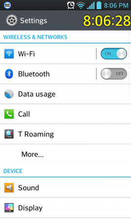 时间显示APP开发